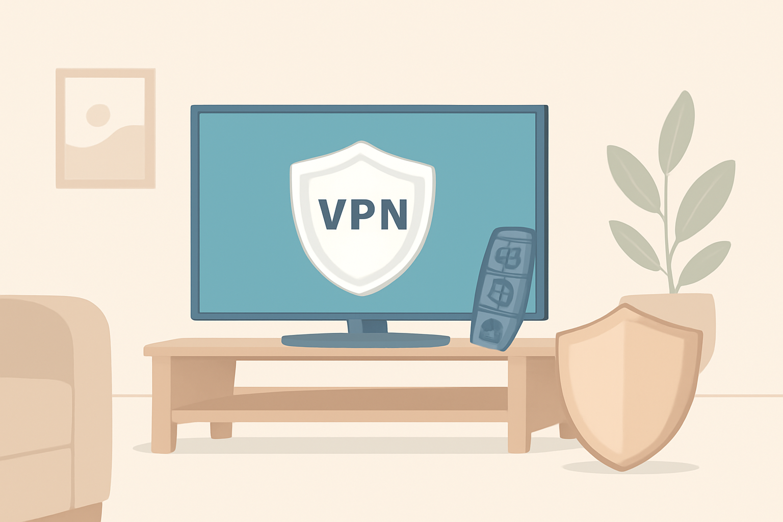 How to Install a VPN on a Firestick to Stream Safely — VPN & Privacy illustration