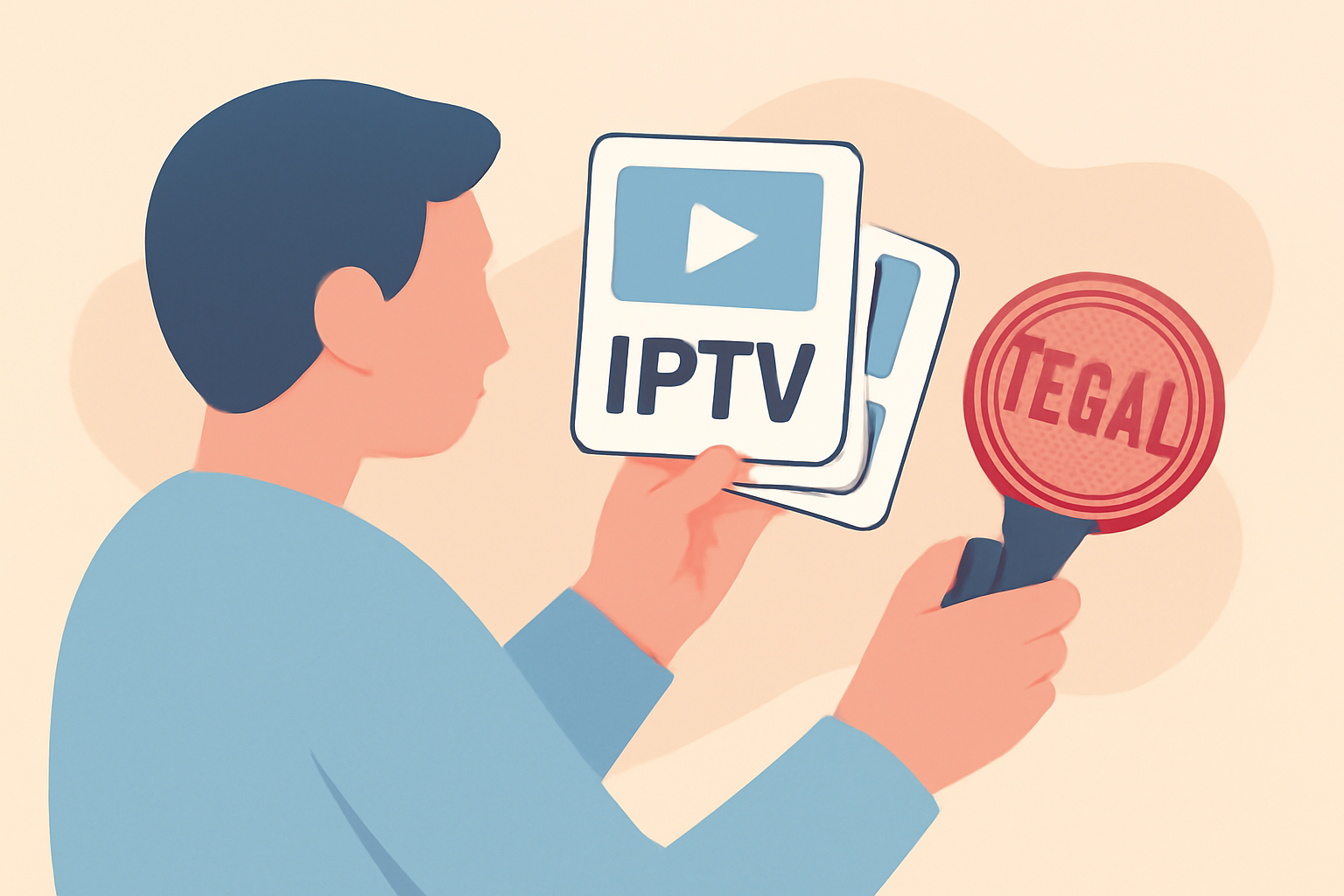 Is IPTV Legal and Safe: What You Need to Know — IPTV illustration