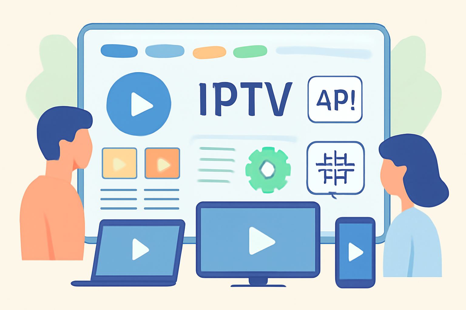 Xtream Codes Explained: How IPTV Panels Work — IPTV illustration